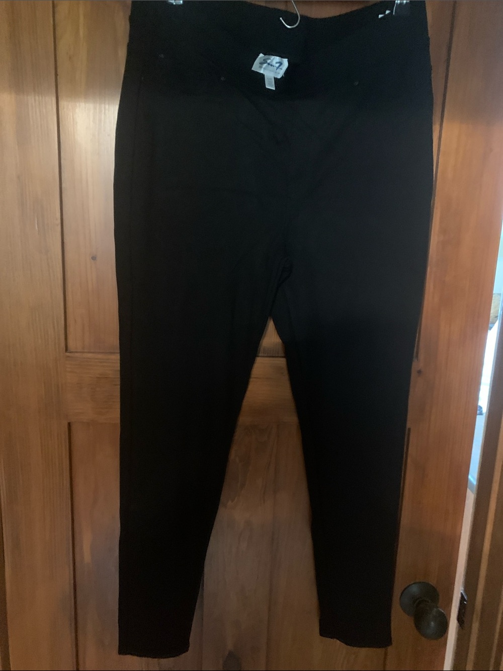 Seven7 Black High-Waist Leggings